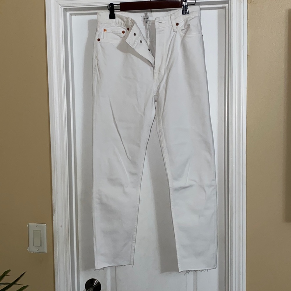 RE/DONE HIGH WAISTED CROP